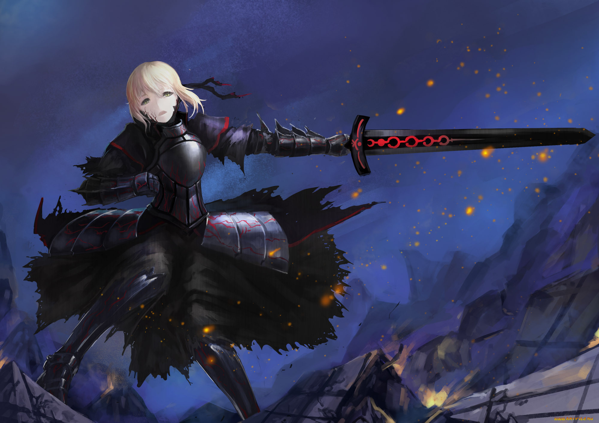 , fate, stay night, , , , , , saber, alter, , art